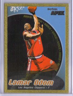 1999 00 Skybox Apex Lamar Odom Rookie RC 154