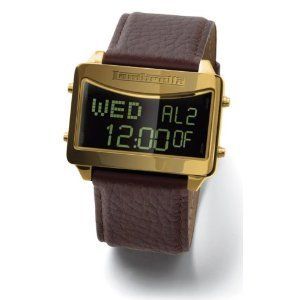 Lambretta Monza 2073 Bro Gents LCD Digital Gold Watch