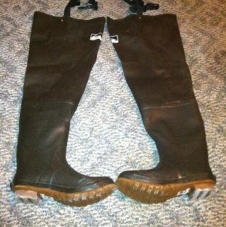 Insulated Hip Waders by Itasca Mens Size 9 Brown Brown New