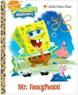 Spongebob Squarepants Mr Fancypants Little Golden Book