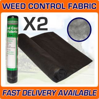 2X Large Weed Control Landscape Fabric 8M x 1 5M Rolls