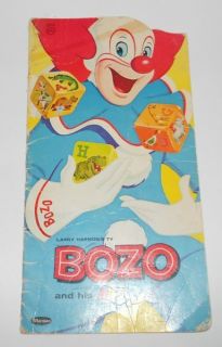 Vintage Whitman Larry Harmons Bozo and His ABC Zoo 1966 Oversized