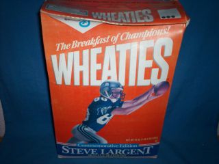 Steve Largent Wheaties Box Unopened