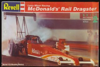 Revell Larry Minor McDonalds Rail Dragster 1 25 Scale Plastic Model