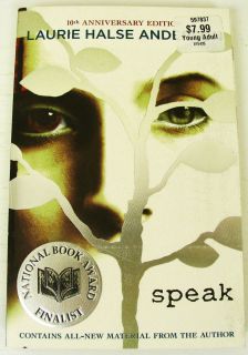 Speak Laurie Halse Anderson fiction book awards 10th Anniversary