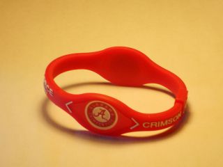 NCAA College Sports Power Balance Force Bracelet Wristband Silicon