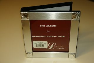 Lawrence Frames 5x5 Album for Wedding Proofs Silver