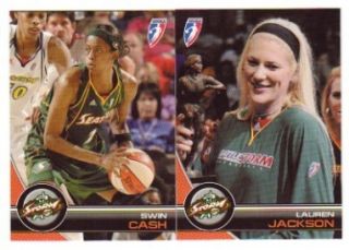 LAUREN JACKSON SWIN CASH 2008 WNBA RITTENHOUSE Seattle Storm UCONN