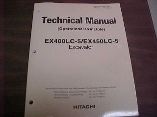 Hitachi EX400LC 5 450LC 5 Operational Tech Manual
