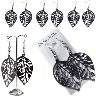 12PRS Wholesale Jewelry Lots Leaf Pendant Dangle Ear Earrings Free
