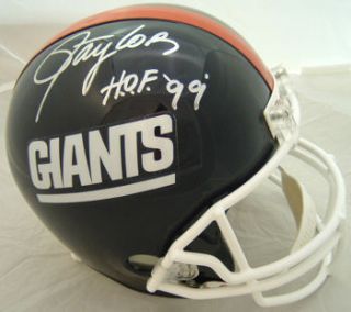 Lawrence Taylor Autographed Signed New York Giants Helmet w HOF Insc