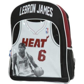 Miami Heat 6 Lebron James Youth Game Time Jersey Backpack