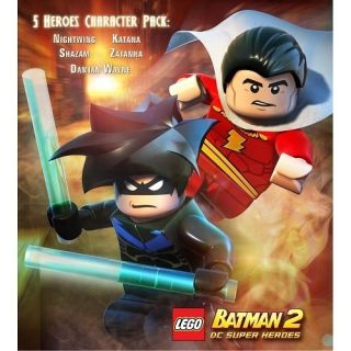 Lego Batman 2 Heroes Character Pack Code Video Game DLC Xbox 360