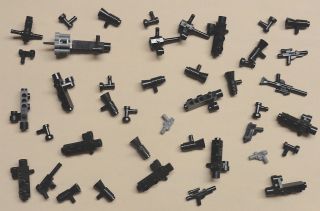 X40 Lego Batman Halo Star Wars Army Minifig Weapons Gun Lot