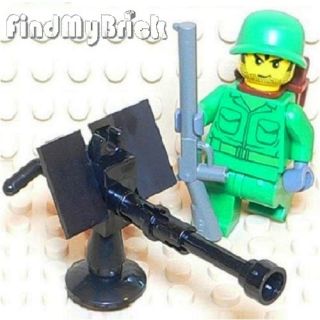 M726 Lego German Soldier Minifigure Machine Gun New