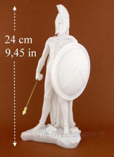 Sparta King Leonidas Greek Hero Marble Sculpture Statue