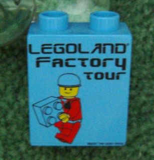 RARE 1 blue lego brick legoland factory tour 2007 carlsbad CA lego