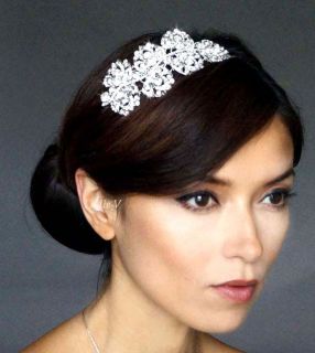 Crystal Vine Headpiece with Sparkle Bridal Accessory Hair Jewelry 01
