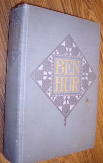 BEN HUR by Lew Wallace Rare Vintage Book 1906 Print Harper & Brothers