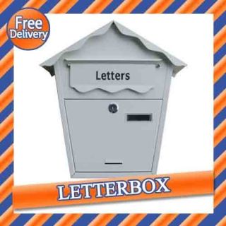 White Letter Post Mail Box Mailbox Postbox Letterbox