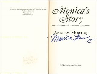 Monica Lewinsky Book Signed