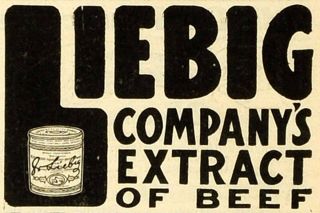 1902 Ad Liebig Beef Meat Extract Flavoring Condiments Cooking Spices