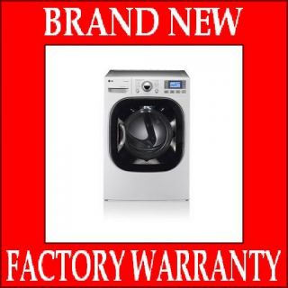 LG Electric Steam Dryer DLEX3875W White 7.4 cu.ft. Ultra Capacity