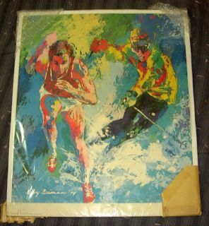 1979 LeRoy Neiman SUMMER & WINTER OLYMPIC PRINT   BURGER KING PREMIUM