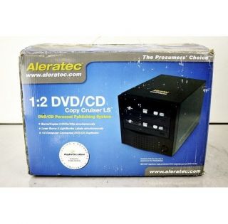 Aleratec 1 2 DVD CD Copy Cruiser LS LightScribe Personal Duplicator