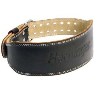 Harbinger 4 Padded Leather Weight Lifting Belt