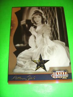 Lillian Gish Donruss Americana Swatch Material Card 153 400