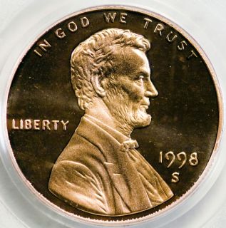 1998 s 1c Lincoln Memorial Cent PR69DCAM PCGS Certified