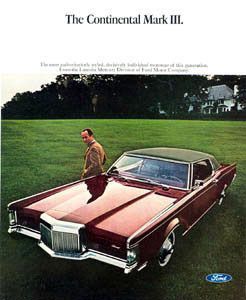 Lincoln Continental Mark III 2 Door Coupe 1969 Ad
