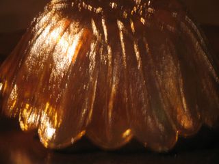 Vintage Indiana Glass Lily Pons Sunflower Bowl Golden Amber