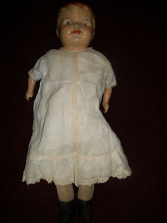 Vtg Composition Mama 25 Doll A M Doll Co 1910 Era