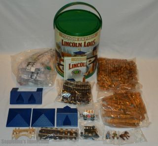Lincoln Logs Yukon Express Set CONTENTS SEALED 100 COMPLETE 250 Pieces