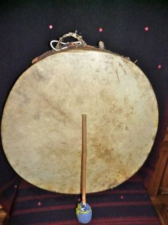 Exceptional Used Tarahumara Mexican Indian Drum