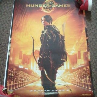 SDCC Comic con EXCLUSIVE 2012 THE HUNGER GAMES MOVIE POSTER 27X40