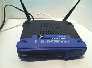 Linksys Wireless B 2 4GHz Broadband Router 4 Port Switch BEFW11S4 V 4