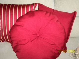 Sunbrella Outdoor Pillow 16 Round Stripe