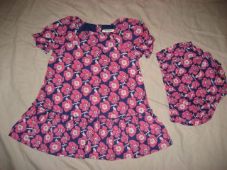 little 77 AMERICAN EAGLE Baby Girls 3 6 Months Flower Dress Set NEW
