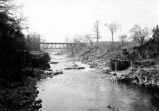 Photo 1901 Little Falls NJ Passaic River