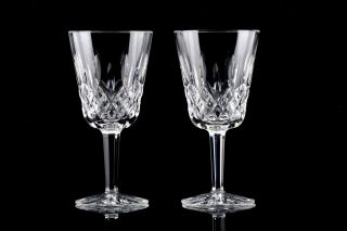 Waterford Crystal Lismore Water Goblets 6 7 8T Excellent