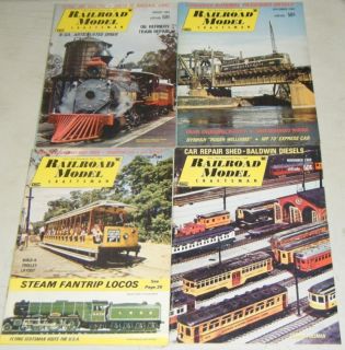 Railroad Model Craftsman 4 Issues 1969 Oil Refinery