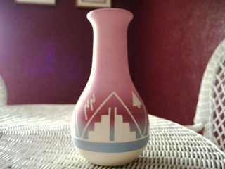 GORGEOUS SIOUX POTTERY MATTE FINISH VASE SIGNED BY LITTLE RED FEATHER