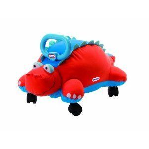 NEW Little Tikes Pillow Racers Soft Safe Kids Ride On Toy ~Dino~ FREE