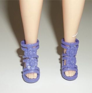 New Liv Color Hayden Purple Strappy Open Toe High Heels Doll Shoes