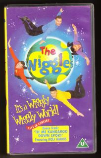 Disney The Wiggles Its A Wiggly World Live VHS PAL UK Video