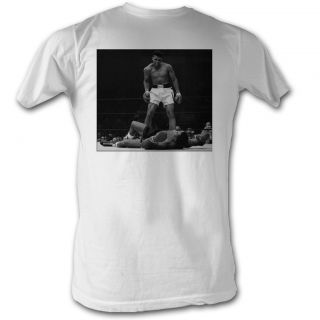 Licensed Muhammad Ali Ali Over Liston Picture Adult Shirt s 2XL