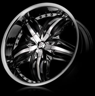 22 Diablo Wheels Angel Staggered Rims Tires Camaro BMW
